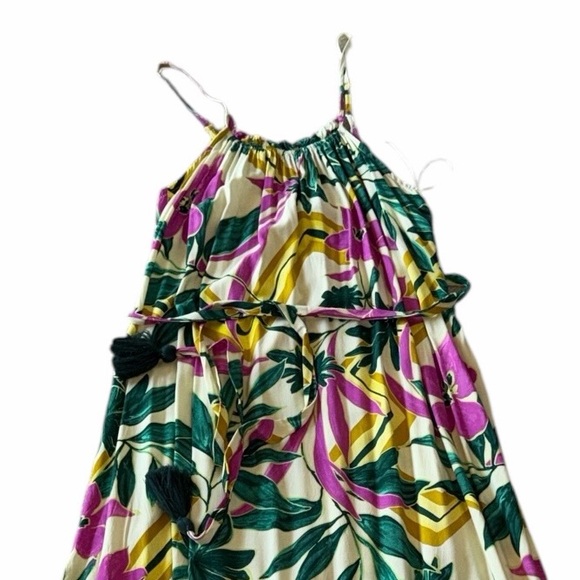 DRESS FORUM Paradise Tropical Print Maxi Dress Size S - Picture 6 of 10